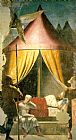 Piero Della Francesca Canvas Paintings - Constantine's Dream